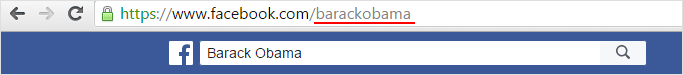 barack obama facebook page